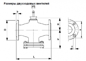Вентиль 2-х ходовой фланцевый 2VBKF 32-19