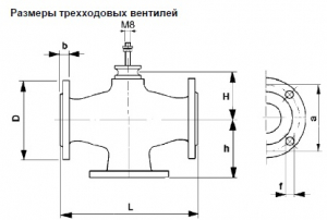 Вентиль 3-х ходовой фланцевый 3VBKF 80-100