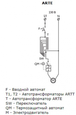 Автотрансформатор ARTE 5
