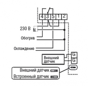 TM1-P электронный комнатный термостат